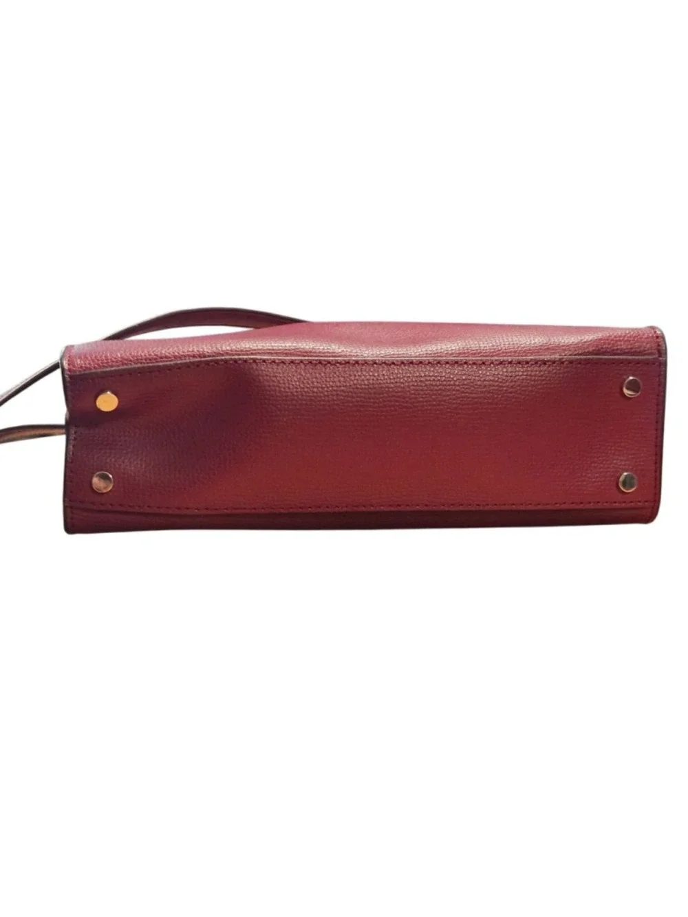 Kate Spade Burgundy Leather Satchel One Size